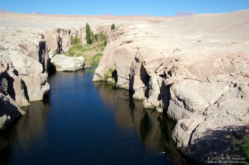 A reservoir in Toconao
