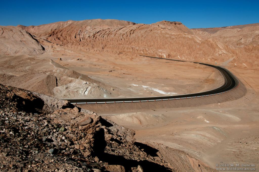 ... to Calama and its airport 60 miles westward.
