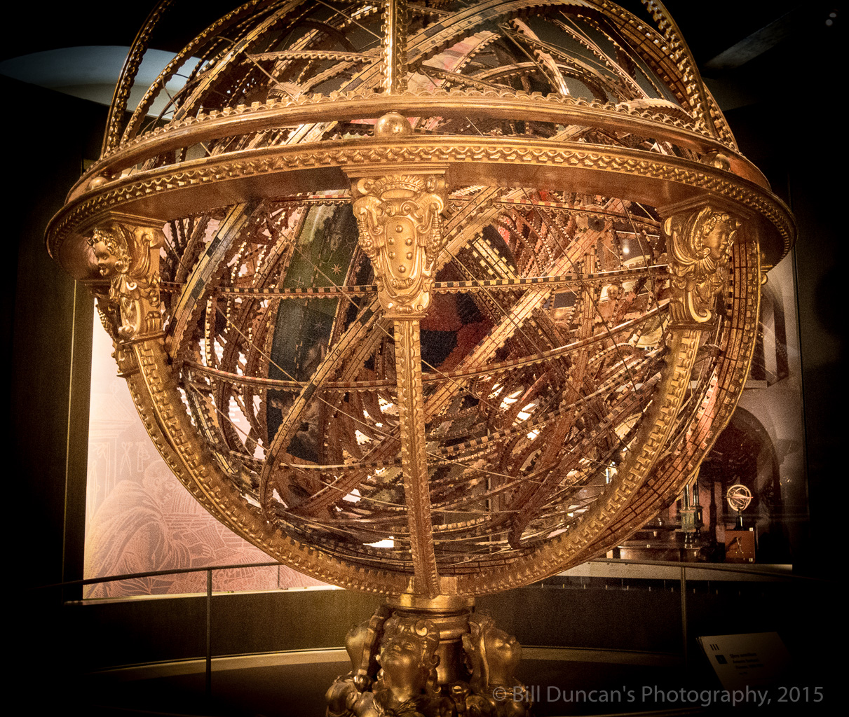 Mechanical globe in the Galileo Museum