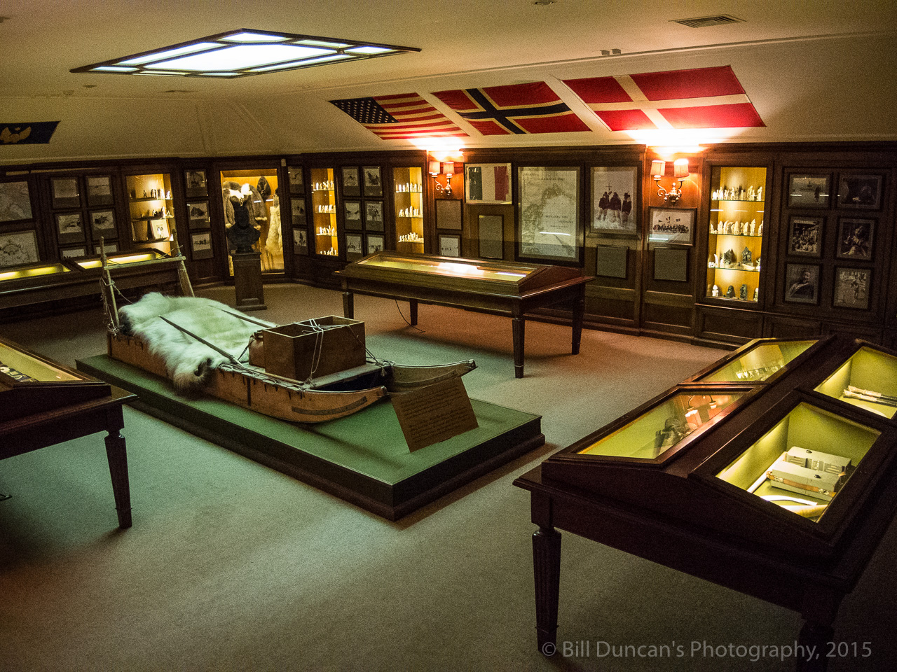 The last private owner was a world adventurer.  His collection lies in the attic.