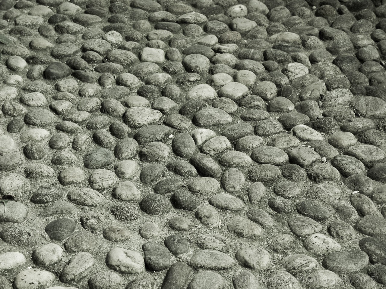 Cobblestone is the paver of choice.