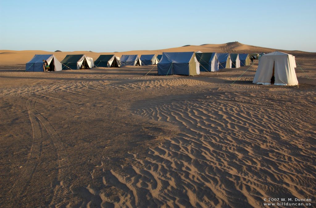 Another tourist camp in the Sahara