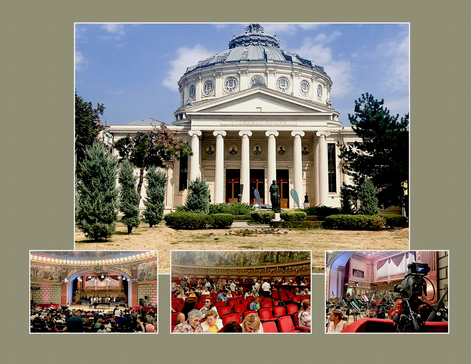 The Atheneum is one of the two major venues for the concerts.  It was built to be a place of political oratory, not a music hall.