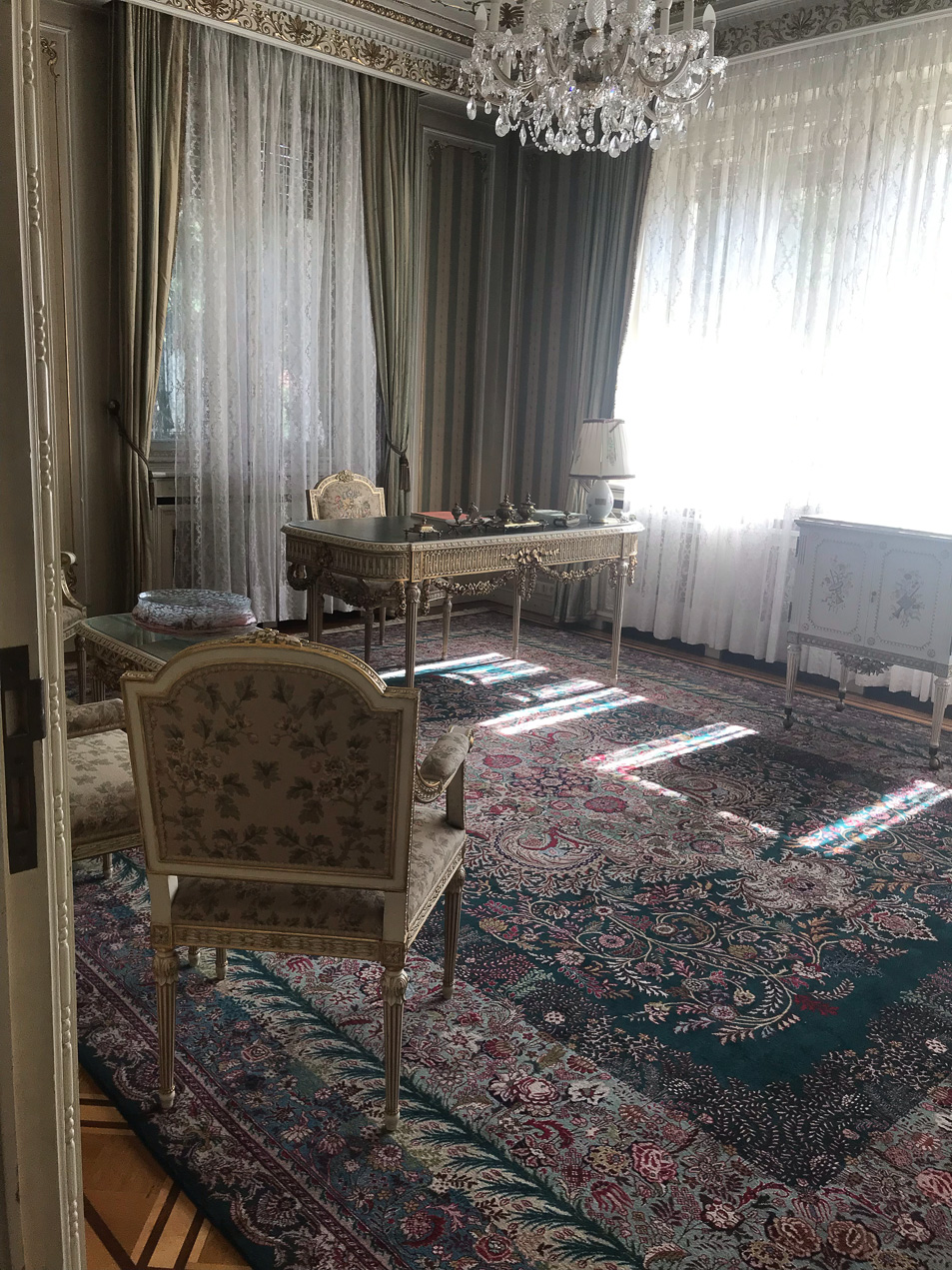 There were many luxuries, chiefly insisted upon by Elena.