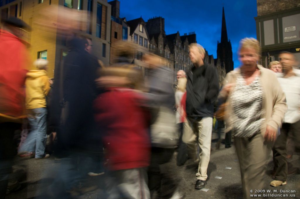 High Street crowd