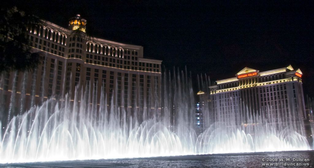 Las Vegas: the Bellagio fountain