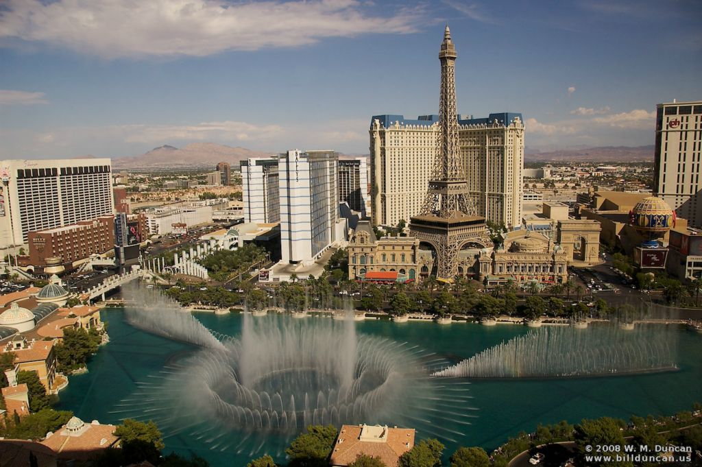 Las Vegas: the Bellagio fountain