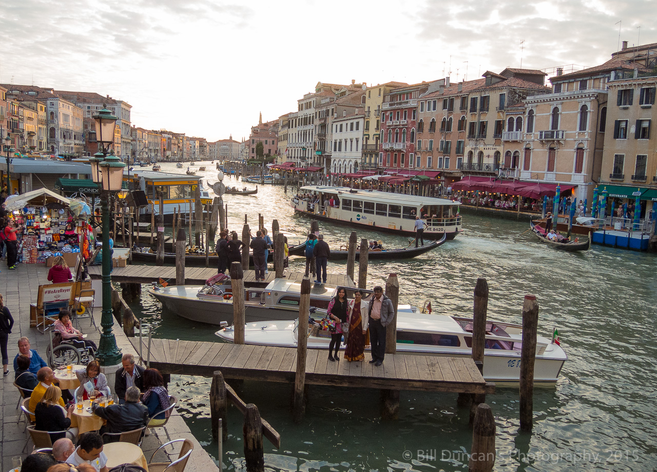 Early evening near Rialto Bridge