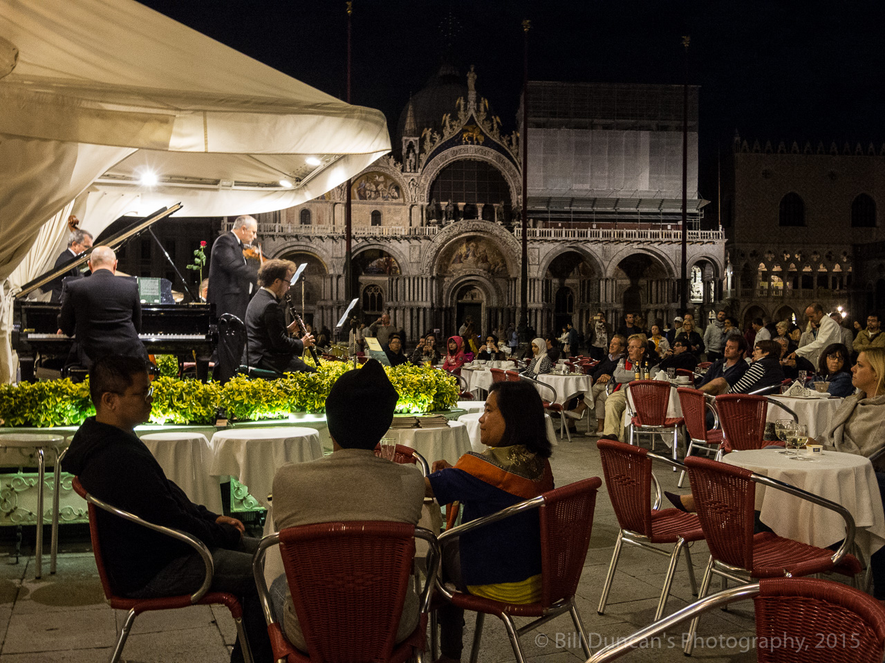 Evening tunes  in Piazza San Marco