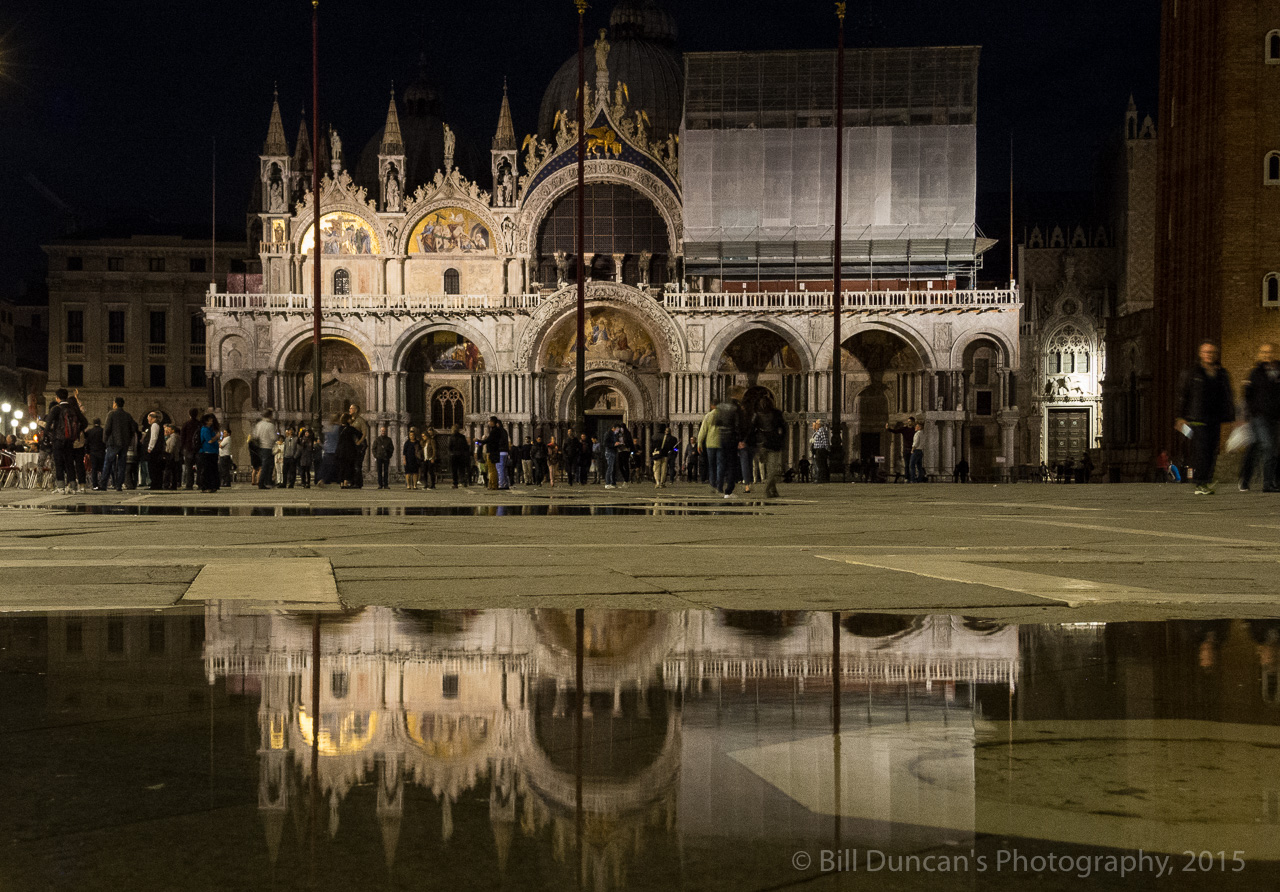 St. Mark's Basilica as the tide ebbs