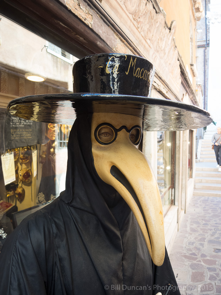 Doctors wore this mask during the plague.