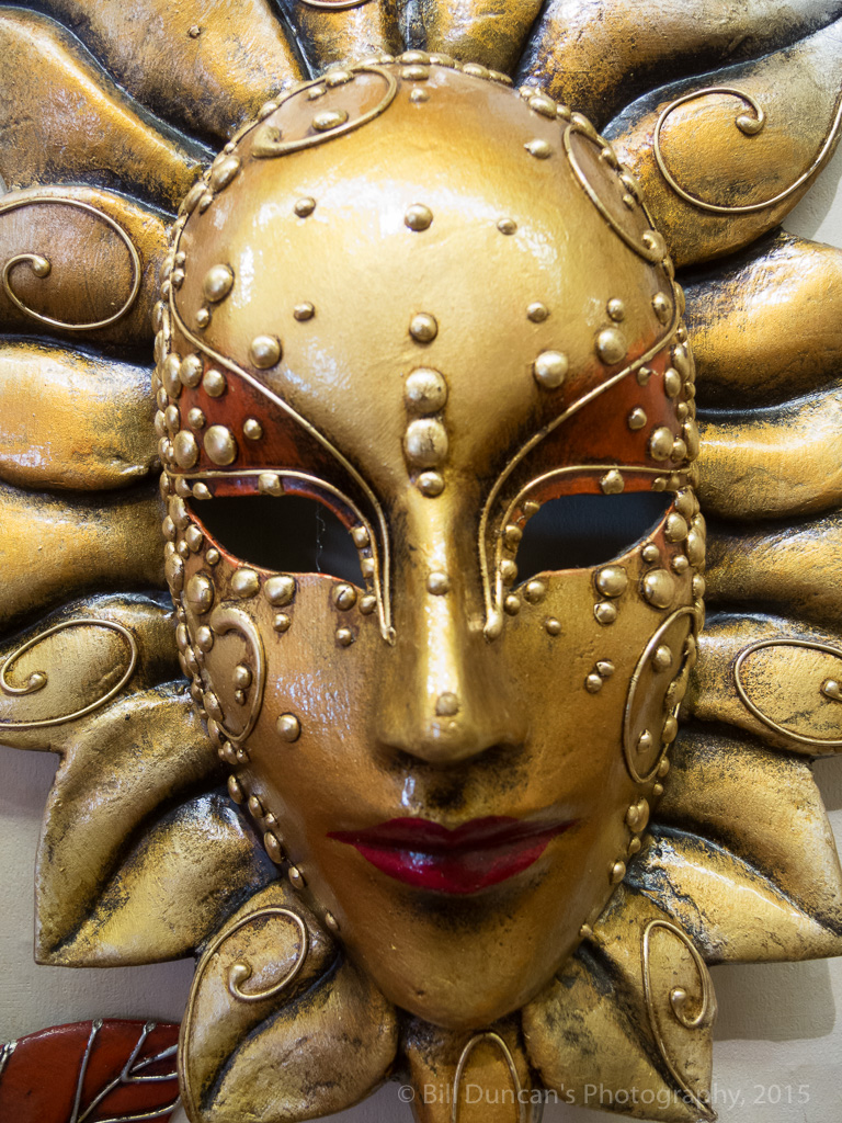 But carnival masks have  long history here.
