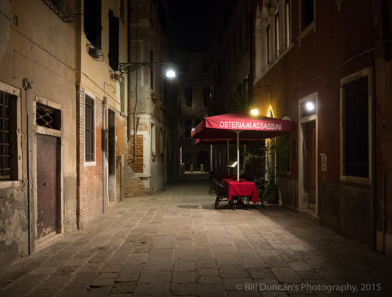Dinner venue.  Tell them Giuseppe sent you.