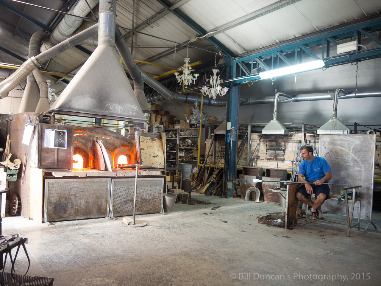 Making Murano glass