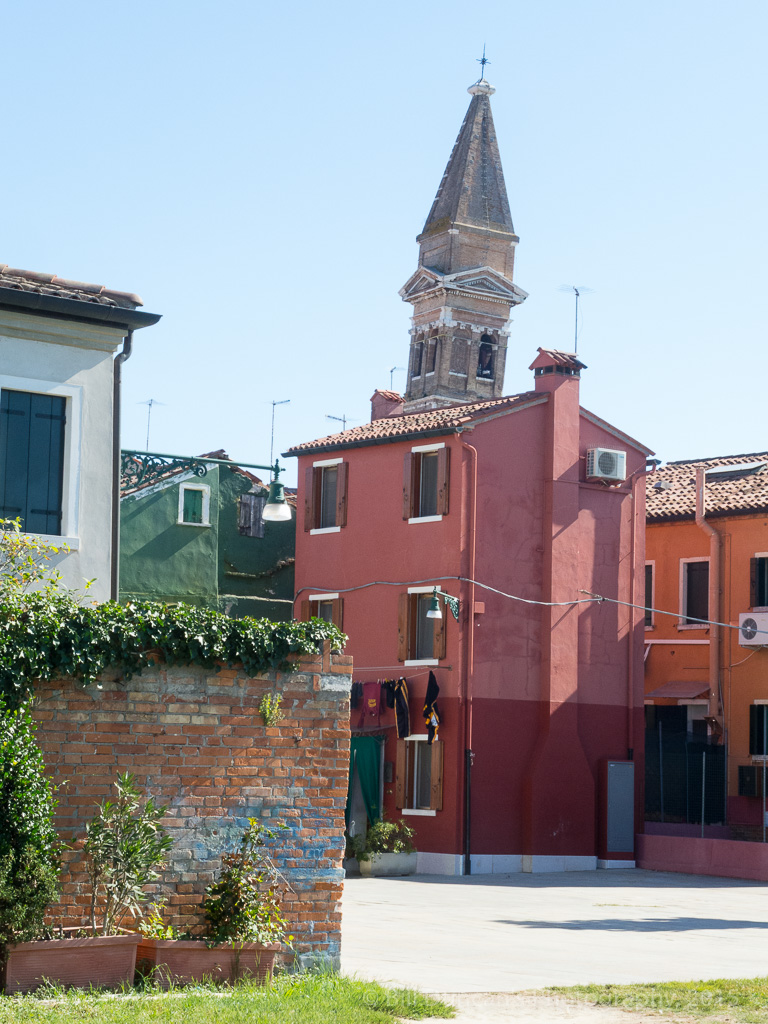 The leaning tower of Burano